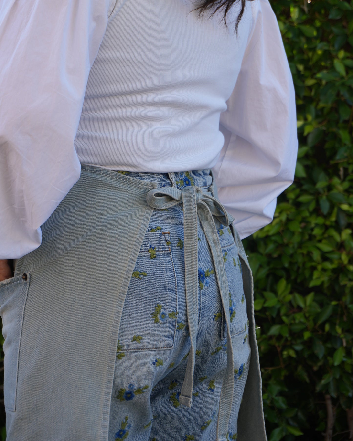 'VAMANOS RICKY' DENIM APRON'S