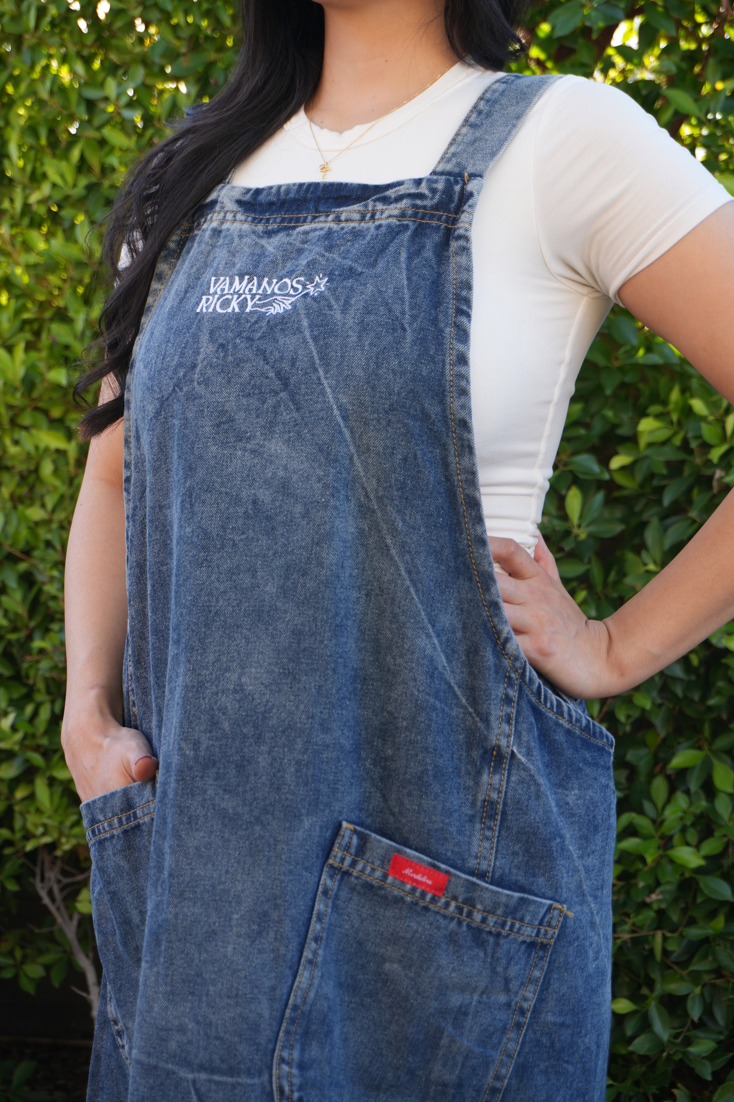 'VAMANOS RICKY' DENIM APRON'S
