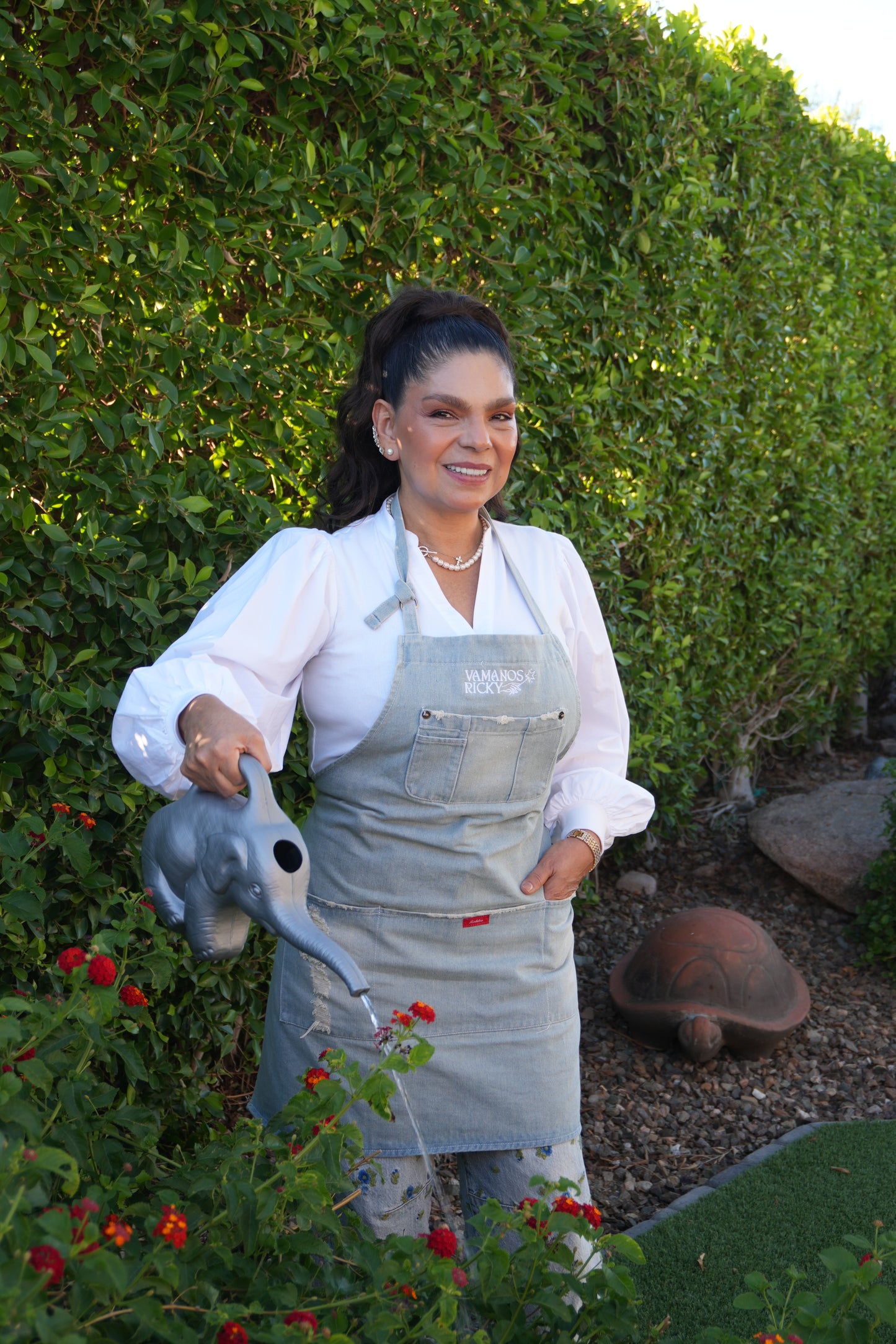 'VAMANOS RICKY' DENIM APRON'S